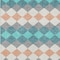 Homeroots 5' X 8' Teal Blue Gray And Copper Geometric Washable Indoor Outdoor Area Rug 597927 - alternate 9