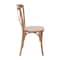 Flash Furniture Advantage Medium With White Grain X-Back Chair X-BACK-MEDWHT - alternate 18