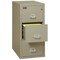 Fireking 3 Drawer, 2 Hr Fire & Impact Rated, Vertical, 32" depth Legal Pewter 3-2144-2PE - alternate 4