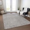 Homeroots 9' X 12' Taupe And Gray Abstract Washable Indoor Outdoor Area Rug 599770 - alternate 9