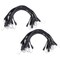 Mytee Products 100PK 9in Natural Rubber Tarp Bungee Straps w/Crimped S Hooks Tie Down Cords, 2PK RS-9C-Nx2 - alternate 1