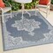 Jonathan Y Arden Vintage Casual Medallion Blue/Cream 5 ft. x 8 ft. Indoor/Outdoor Area Rug SMB300C-5 - alternate 8