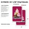 Signmission Cupcakes, Vinyl Decals Only 24 Inch x 36 Inch, Vinyl Decal, 2PK DSB-2436-2PACK-30367 - alternate 2