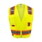 Radians Radians SV6 Two Tone Surveyor Type R Cla, 100% Polyester Mesh, Zipper Closure Closure, Hi-Vis Green SV6-2ZGM-5X - alternate 11