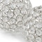Homeroots Set of Two Clear And Silver Faux Crystal And Steel Decorative Orb Tabletop Sculptures, 2PK 373744 - alternate 7