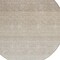 Homeroots 8' Beige And Ivory Round Ombre Washable Indoor Outdoor Area Rug 595783 - alternate 8