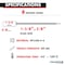Kable Kontrol Write On Zip Tie Tags, 6in L, 40 Lbs Strength, 1-3/8in x 5/8in Flag Size, 100Pcs, Red, 100PK CTWO-NF-6-40-RD - alternate 2