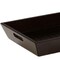 Homeroots 26in Black Solid Wood Handmade Serving Tray With Handles 724370 - alternate 5