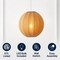 Jonathan Y Sia 16" 1-Light Scandinavian Japandi Adjustable Lantern Metal w/Ribbed Cocoon Globe Shade LED Pendan JYL4206D - alternate 11
