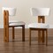 Baxton Studio Kyren Modern Cream Boucle 2-Piece Dining Chair Set 256-2PC-13792-ZORO - alternate 9