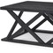 Homeroots 48" Black Solid Wood Geo Frame Coffee Table 603248 - alternate 9