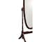 Homeroots 59" Brown Cherry Oval Framed Cheval Standing Mirror 468363 - alternate 6