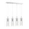 Jonathan Y Mium 29.5" 4-Light Modern Style Iron/Crystal/Glass Integrated LED Linear Pendant, Chrome JYL1706A - alternate 12