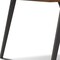Homeroots 54" Walnut and Gray Wood and Iron Frame Base Square Dining Table 640701 - alternate 5
