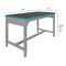 Diversified Spaces Lab Workbench, Top 96"x30" Charcoal/Aqua AMS9630LCQS - alternate 4