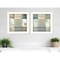 Homeroots Set Of Two Sunshine Sand and Sea White Framed Print Wall Art, 2PK 405706 - alternate 5
