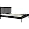 Homeroots Black Solid Wood Queen Bed Frame 523620 - alternate 9