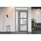 Vdomdoors Front Exterior Prehung FiberGlass Door Frosted Glass / Manux 8552 Grey Ash / Sidelight Exterior Win MANUX8552EXD-SS-W36+14 x H80-LH - alternate 6