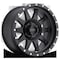 Method Race Wheels 15X7  STANDARD 5X4.5 BP 3.75IN B/S -6 O/S - MATTE BLACK MR30157012506N - alternate 6