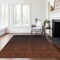 Homeroots 9' X 12' Orange And Charcoal Abstract Washable Indoor Outdoor Area Rug 588970 - alternate 9