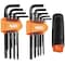 Klein Tools Standard Hex Key Set, SAE/MM, 22pc BLS22H - alternate 1