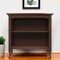 Homeroots 30" Brown Wood Two Tier Bookcase 389554 - alternate 8