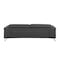 Homeroots 89" Dark Gray Italian Leather Sofa With Silver Legs 534156 - alternate 15