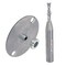 Trend Carbide 1/8-inch Down Cut Spiral Router Bit, Euro Style Guide Bush, INLAY/KIT/A U*INLAY/KIT/A - alternate 1