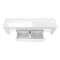 Homeroots 63in White Cabinet Enclosed Storage TV Stand 490385 - alternate 10