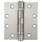 Global Door Controls 4.5 in. x 4 in. Satin Nickel Commercial Full Mortise Square Corner Door Hinge with Fixed Pin CP4540BBNRP-US15 - alternate 1
