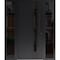 Vdomdoors Steel Door Dekton 0163 Ardesia Nero 2 Side Exterior Windows Sidelites/ Entry Door Painted W16+36+16 DEKTON0163EXD-ARD-W16+36+16xH80-LH-I - alternate 1