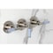 Kingston Brass Triple-Handle Tub and Shower Faucet, Brushed Nickel KBX8138KPS - alternate 5