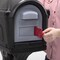 Simplay3 Polymer Post Mount Black Mailbox And Post 42002R-04 - alternate 3