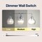 Jonathan Y Shirley 24" 3-Light Farmhouse Industrial Metal LED Vanity Light w/ Seeded Glass Globe Shades, Chrome JYL7405A - alternate 12