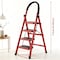 Wrightmaster 3.7 ft. Steel Step Ladder, 8 ft. Reach with Tool Rack and Non-Marring Feet, 300 lb. Capacity ZoroRED-4 - alternate 8