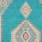 Homeroots 3' X 5' Teal Blue Brown And Ivory Oriental Washable Indoor Outdoor Area Rug 598442 - alternate 8