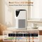 Edendirect 1250 sq.ft. HEPA Personal 3-stage Air Purifier in White, 12H Timer, 3 Speeds, PM2.5 Monitor ZR-QRSHA0230USV01 - alternate 9