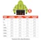Ergodyne M Lime Type R Class 3 Performance Hi-Vis Zip-Up Hoodie 8318BK - alternate 9