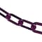 Mr. Chain 3" x 100' Purple Plastic Safety Chain 80023-100 - alternate 1