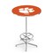 Holland Bar Stool Co 42" Chrome Clemson Pub Table, 36" dia. Top L216C4236Clmson - alternate 1