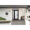 Vdomdoors Front Exterior Prehung FiberGlass Door Frosted Glass / Manux 8102 Matte Black / Sidelight and Trans MANUX8102EXD-BLK-W36+12 x H80+14-RH - alternate 4