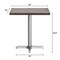 Flash Furniture Bennett 24 in x 30 in Solid Wood Indoor Tabletop in Dark Brown with 22 in x 22 in Dining Height GSF-REC2430-DKBRN-T2222S-GG - alternate 10