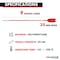 Kable Kontrol Cable Tie, 9 in L, 6-1/2 in Max Bundle Dia., Red, Polymer, 20 lb Strength, 50 PK CTPT-9-50-RD - alternate 6