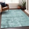 Homeroots 8' X 10' Blue And Ivory Abstract Washable Indoor Outdoor Area Rug 602746 - alternate 9