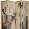 Homeroots 72" Beige Folding Three Panel Screen Room Divider 274871 - alternate 4