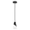 Z-Lite Aimie 1-Light Pendant with Rod, 6 in W, Matte Black 828P6-ROD-MB - alternate 1