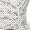 Homeroots 22" Cream And Black Geometric Linen Throw Pillow Cover with Embroidery 608205 - alternate 5