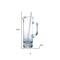 Homeroots 13in Clear Lead Free Crystal Martini Pitcher And Stirrer 376151 - alternate 5