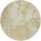 Homeroots 8' Beige Tan And Ivory Round Floral Washable Indoor Outdoor Area Rug 588530 - alternate 8