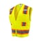 Radians Radians SV6 Two Tone Surveyor Type R Cla, 100% Polyester Mesh, Zipper Closure Closure, Hi-Vis Green SV6-2ZGM-5X - alternate 1